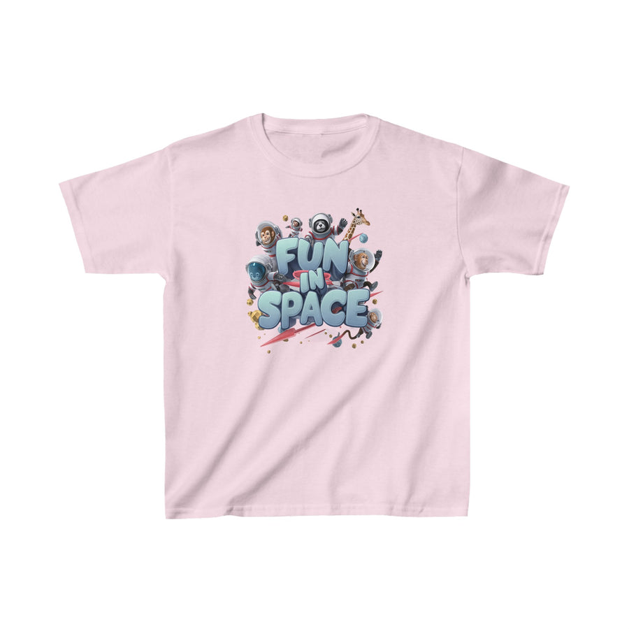 Kids Heavy Cotton Short Sleeve Printed Tee