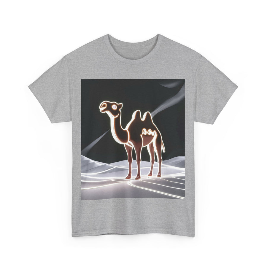 Camel Printed Heavy Cotton Unisex Tee