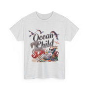 Ocean Child Printed Unisex Heavy Cotton Short Sleeve T-Shirt