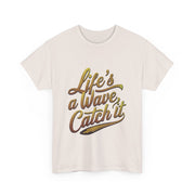 Gildan Life is a Wave Printed Unisex Heavy Cotton Short Sleeve Tee