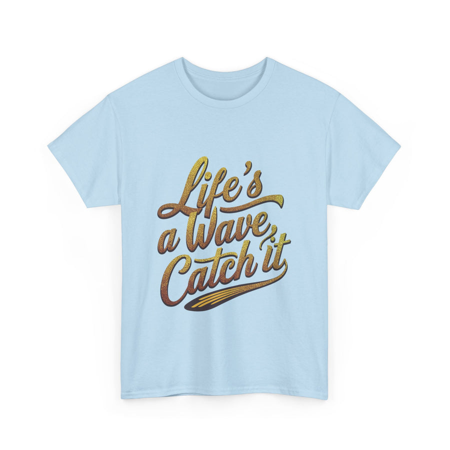 Gildan Life is a Wave Printed Unisex Heavy Cotton Short Sleeve Tee