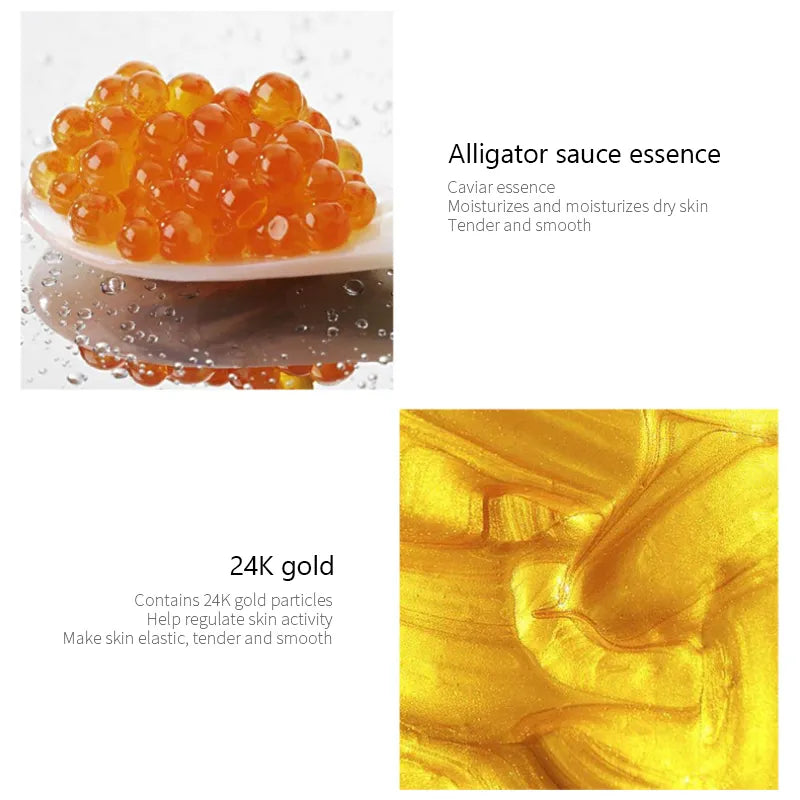 Gold Caviar Moisturizing Crystal Collagen Eye Mask Anti-Wrinkle Anti Aging Eye Skin Care products