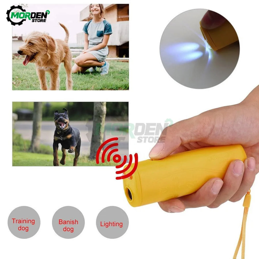 Ultrasonic 3 in 1 Dog Training Repeller Control Trainer Device