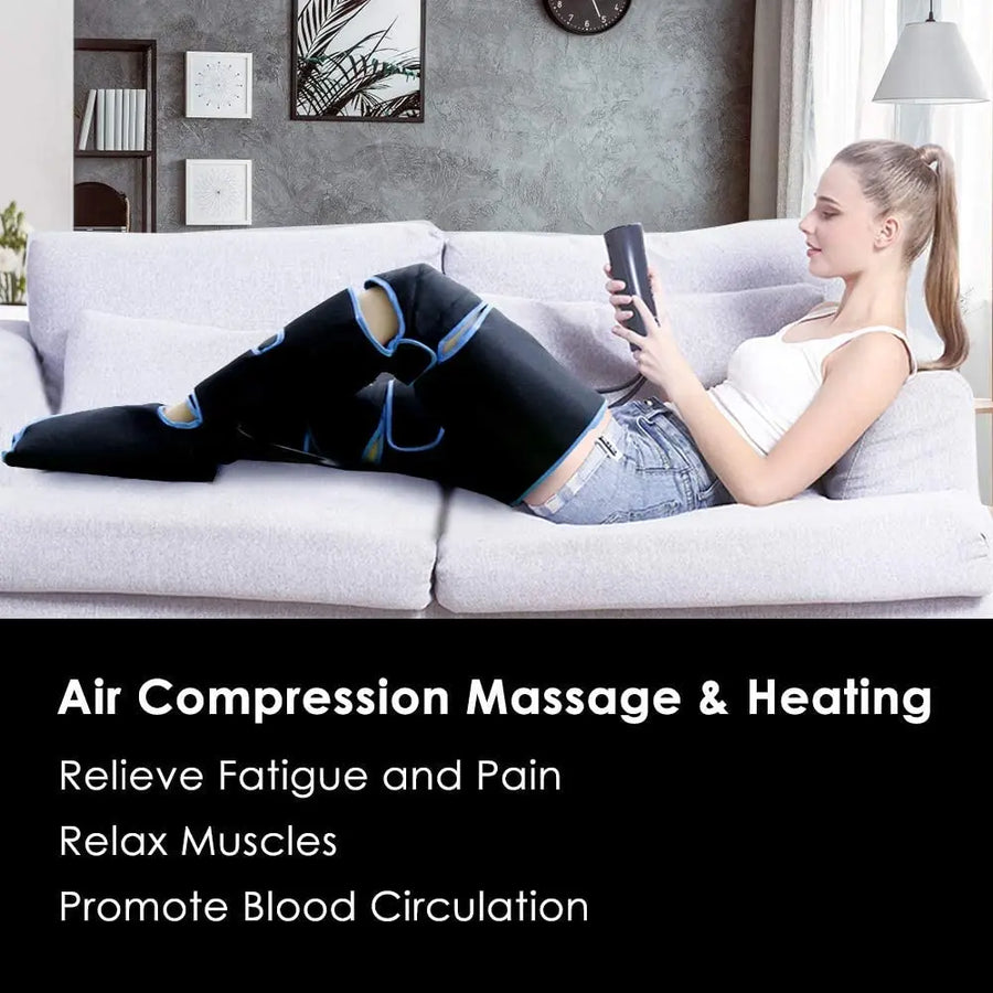 Air pressure blood circulation massager device.