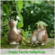 Cute Hedgehog Figurine Mini Toy for Kids Fairy Garden Decor