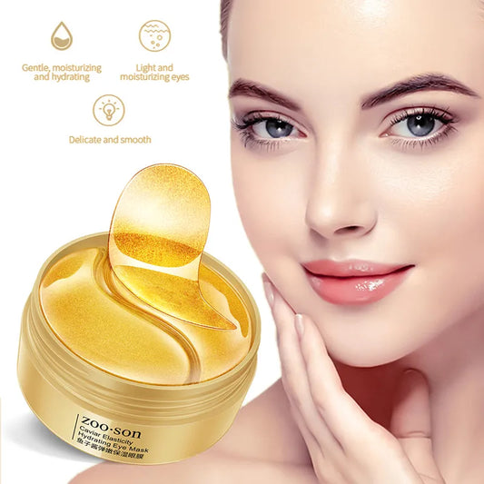 Gold Caviar Moisturizing Crystal Collagen Eye Mask Anti-Wrinkle Anti Aging Eye Skin Care products