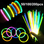 50/100/200 Pcs Colorful Glow Stick for kids