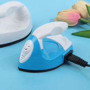 Portable Steam Iron for Wet and Dry Use, Small Electric Travel Iron