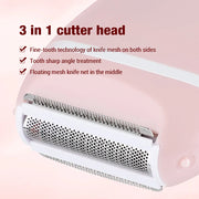 Rechargeable Portable Electric Body Shaver for Women - Full Body and Bikini Epilator.