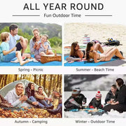 Waterproof Beach Mat, 200 x 210cm, Lightweight Picnic Blanket for Travel, Hiking, and Sports - Beach Blanket Sandproof