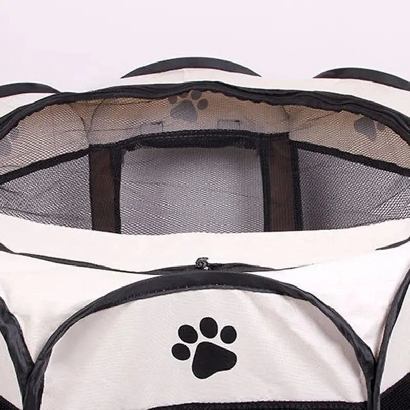 Pet Tent Kennel Octagonal Fence Puppy Shelter Easy To Use Outdoor Easy Operation Large Dog Cages Cat Fences