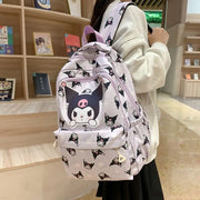 Large-capacity Sanrio Kulomi backpack, ideal gift for kids and juniors.