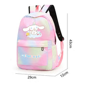 Cinnamoroll Backpack Set - 3Pcs Student Bag for Kids, Kawaii Pencil Case & Lunch Bag