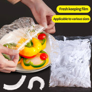 Reusable Elastic Food Covers for Bowls and Plates - Durable Plastic Wrap for Kitchen - Food Saver Bags