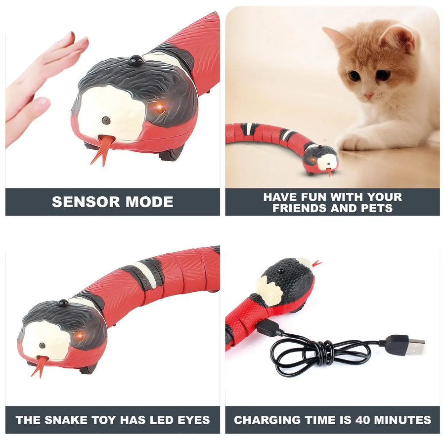 Automatic Eletronic Snake Toy for Cats Kitten