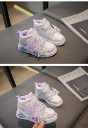 Fashionable Non-slip Kids Sneakers for Girls - New Autumn Walking Shoes