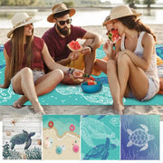 Water-resistant Beach Mat Foldable Camping Blanket Lightweight Outdoor Picnic Travel Mat 200 X 210cm