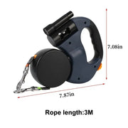 Dog Roulette Double Leash: Portable Retractable Walking Supplies for Small Dogs