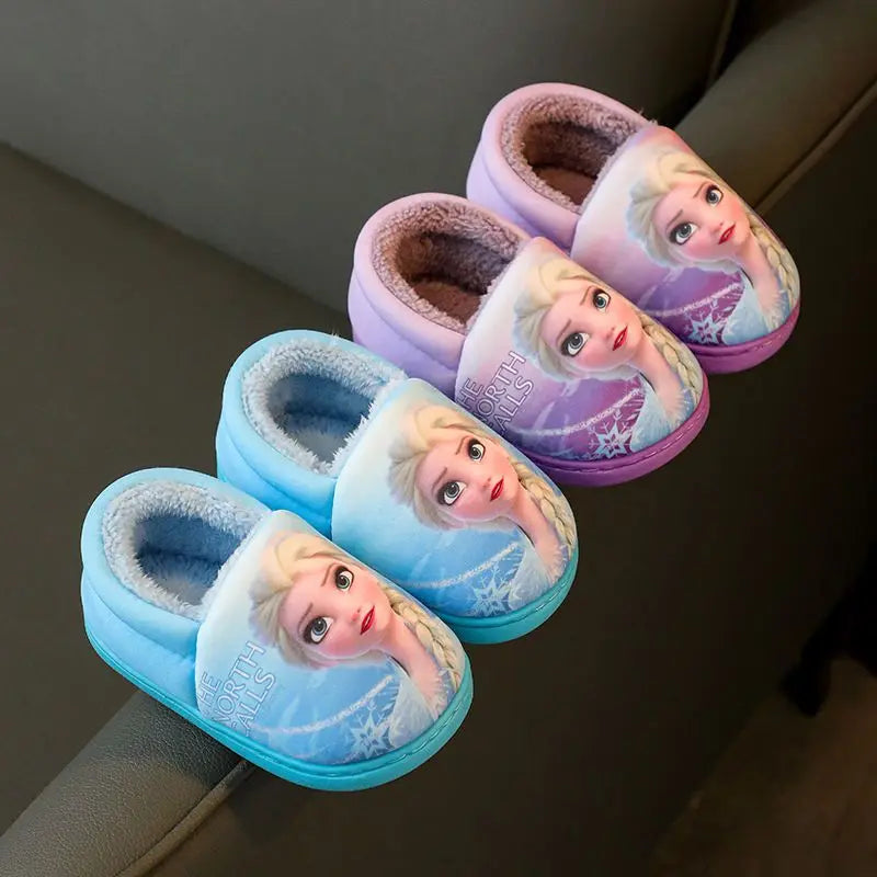 Elsa Frozen Cotton Slippers for Girls