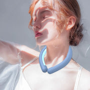 Summer Heatstroke Prevention: Cooling Neck Ring for Outdoors. Ice Cushion Tube for hands-free heat relief.