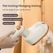 Portable Mini Electric Iron for Wet/Dry T-Shirt Ironing