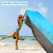 Waterproof Beach Mat, 200 x 210cm, Lightweight Picnic Blanket for Travel, Hiking, and Sports - Beach Blanket Sandproof