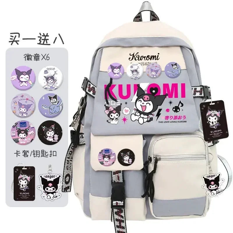 Sanrio Kuromi Backpacks for Students - Ideal Gifts for Boys and Girls