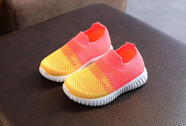 Spring Summer Children Shoes Breathable Mesh Lightweight Kids Sneakers Unisex Toddler Boys Girls Casual Sports Running Shoes