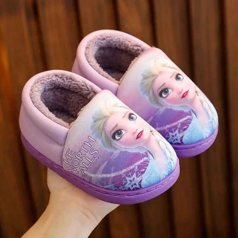 Elsa Frozen Cotton Slippers for Girls