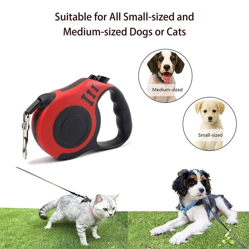 Dog Leash Strong Nylon Puppy Lead For Small Medium Large Dogs Cats