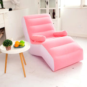 Living Room S Shape Inflatable Sofa Chair Cheap Single Designer Sofa Lazy Divano Home Furniture