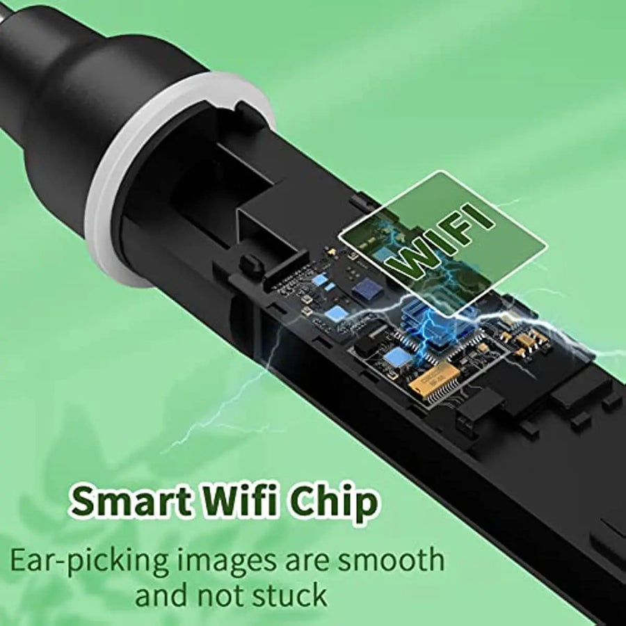 Ear Wax Removal Tool, 1920P HD Ear Cleaner with 6 LED Lights.