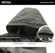 Men's Waterproof Windbreaker Jacket for Winter, Hiking, and Casual Wear