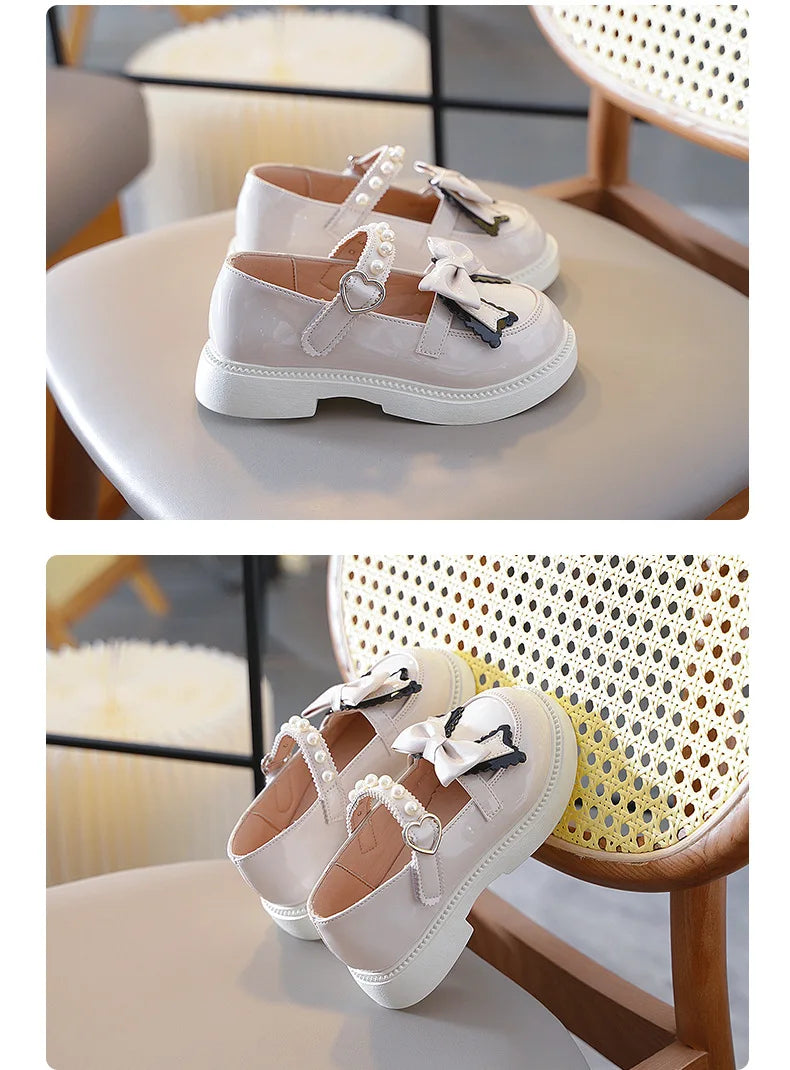 Stylish Chunky Leather Shoes for Girls