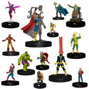 World Celebrates Marvel DC Spiderman Board Game Collect Figure Toy Superhero Collection