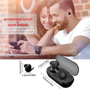 Wireless Earphones Sports Waterproof TWS Bluetooth Earbuds USB TV Adaptor Use For Television with Mic Touch Control TWS Earpiece