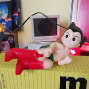 Mighty Atom Astroboy Boy Figurine Anime Kawaii Catapult Shine Doll Action Figure Model Children Present