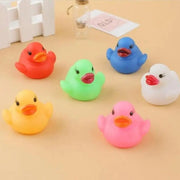 6pcs LED Water Sensor Luminous Duck Toy for Baby Kids