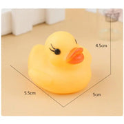 6pcs LED Water Sensor Luminous Duck Toy for Baby Kids