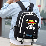 One Piece Backpack Large Capacity for Teens Boys Girls School 3Pcs set