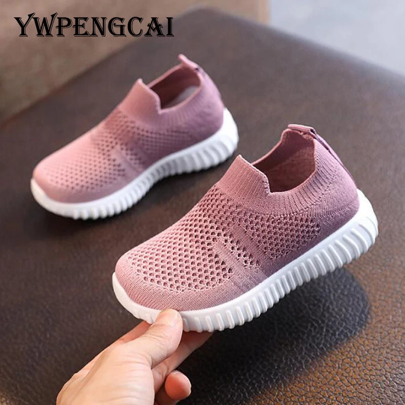 Spring Summer Children Shoes Breathable Mesh Lightweight Kids Sneakers Unisex Toddler Boys Girls Casual Sports Running Shoes