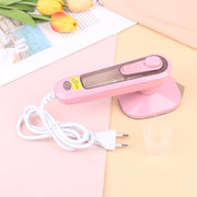 Portable Steam Iron for Wet and Dry Use, Small Electric Travel Iron