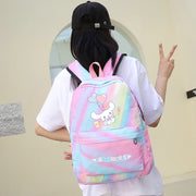 Cinnamoroll Backpack Set - 3Pcs Student Bag for Kids, Kawaii Pencil Case & Lunch Bag