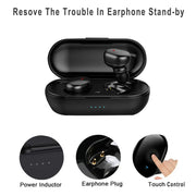 Wireless Earphones Sports Waterproof TWS Bluetooth Earbuds USB TV Adaptor Use For Television with Mic Touch Control TWS Earpiece