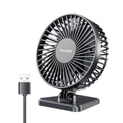 Portable Fan for Office Desk - Quiet Cooling Fans with Three Speed Adjustment - Ideal for Home and Office Use