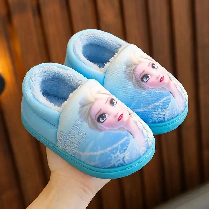 Elsa Frozen Cotton Slippers for Girls