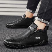 New Men's Leather Slip-on Loafers - High Quality.