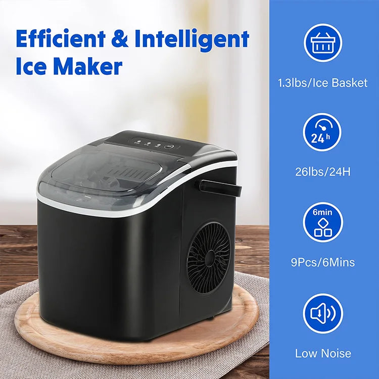 Home Appliances Flake Clear Countertop Mini Portable Nugget Cube Making Machine Ice Maker