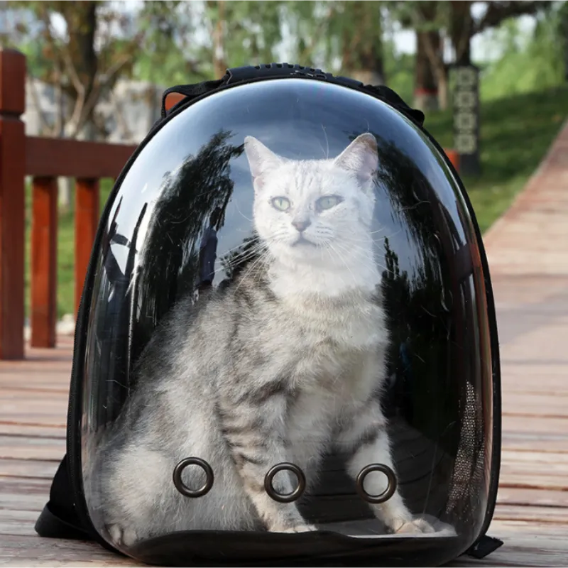 Portable and transparent space capsules, cat supplies, breathable backpack