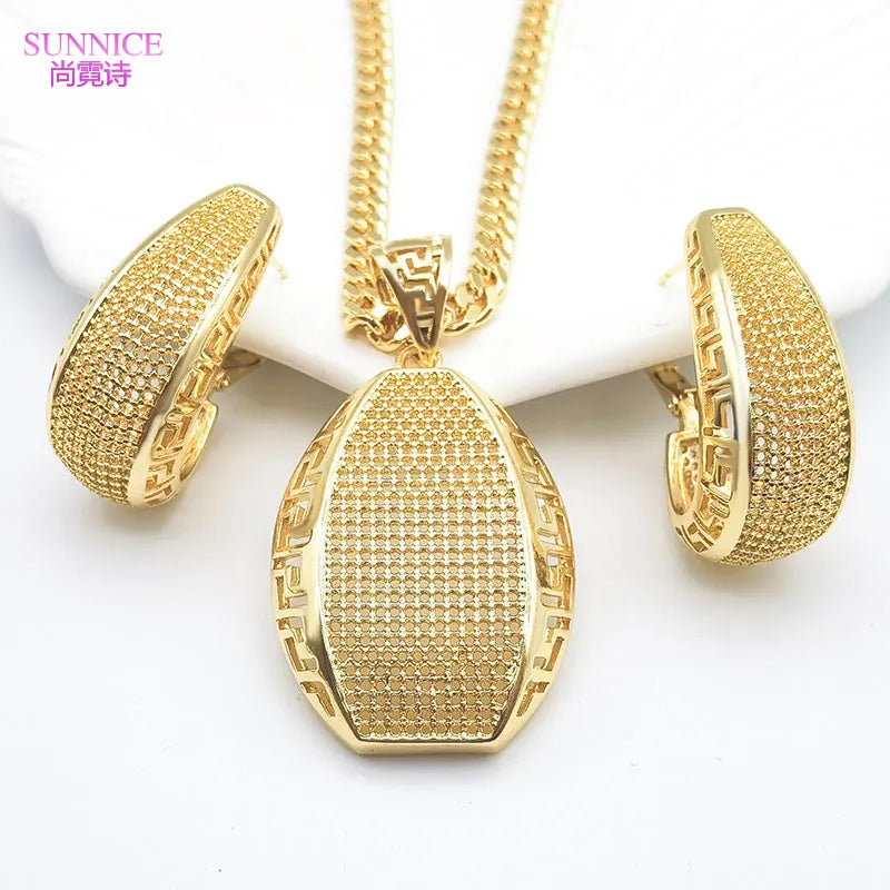 18k Gold Plated Jewelry Set